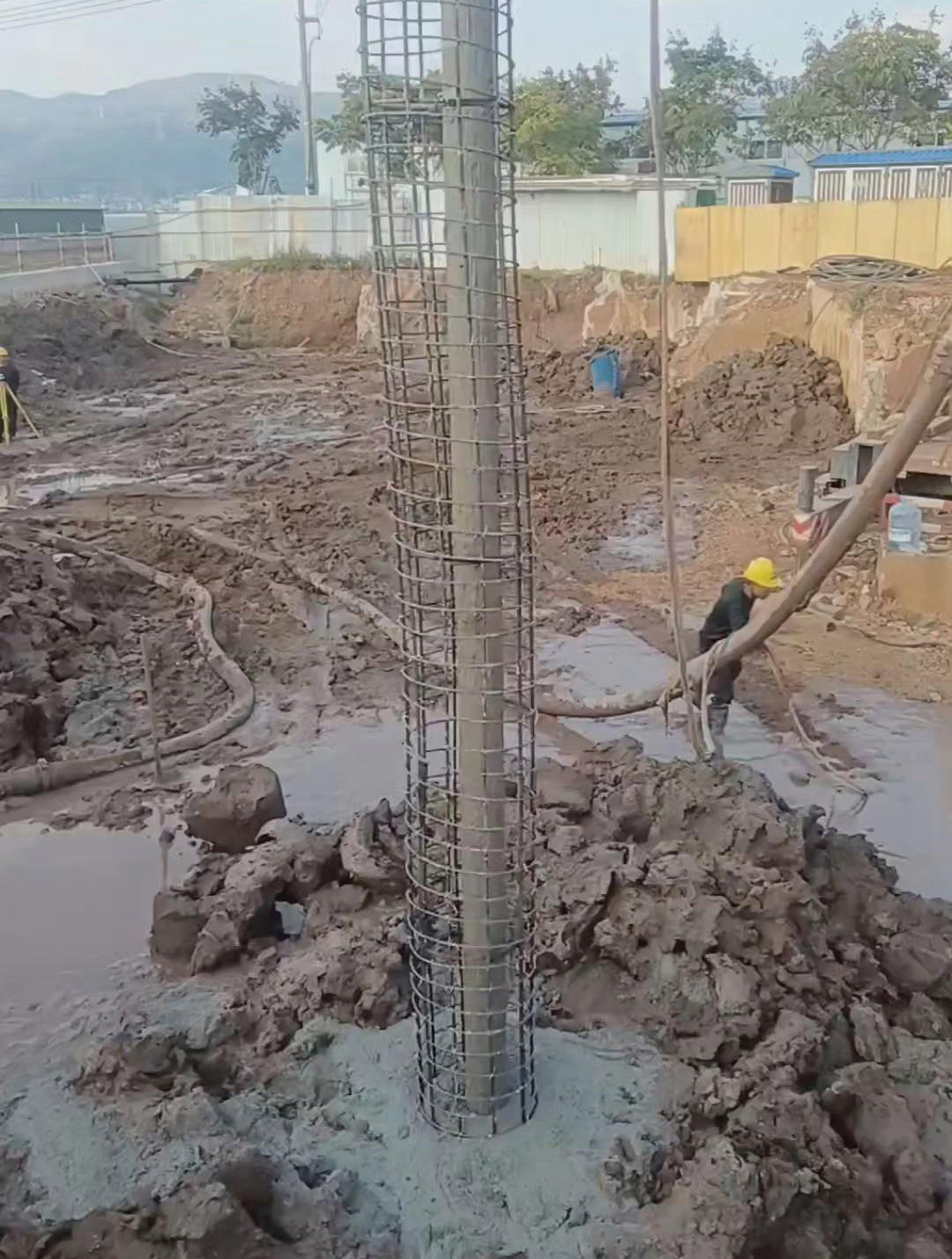 南京栖霞区长螺旋钻孔压灌桩